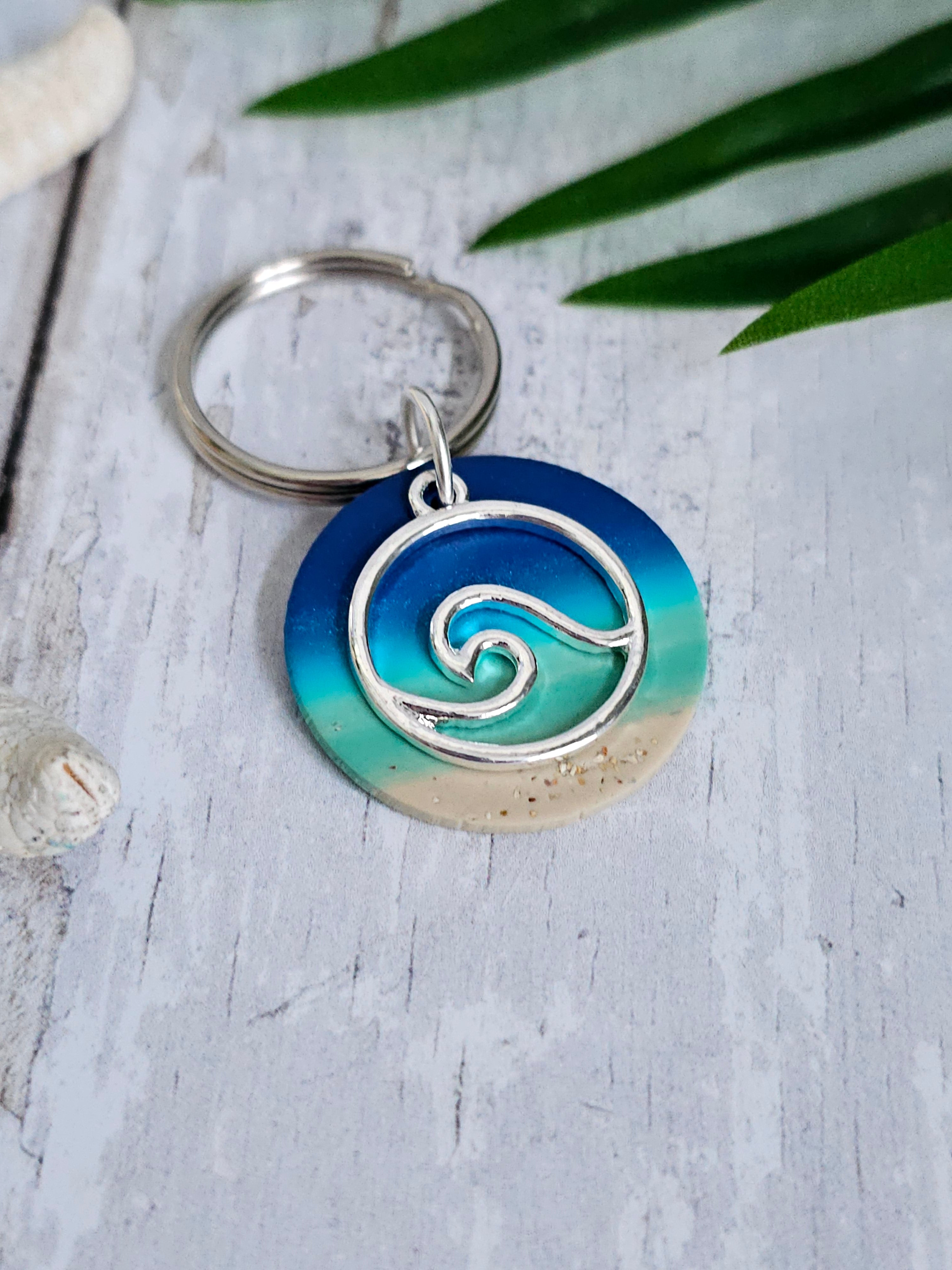 Wave keychain hotsell