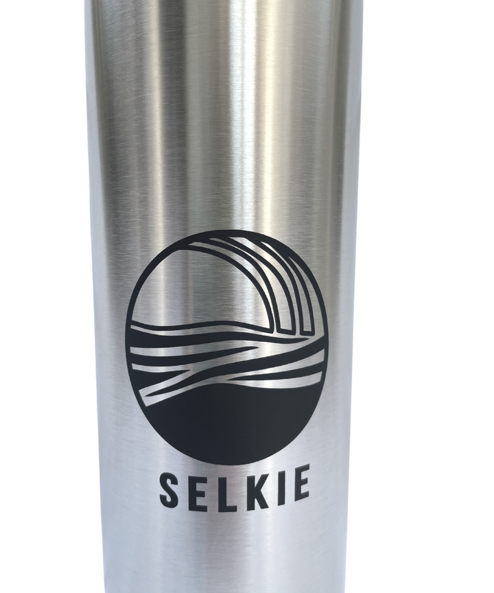 SELKIE WATER CANTEEN WITH SELKIE WAVE LOGO