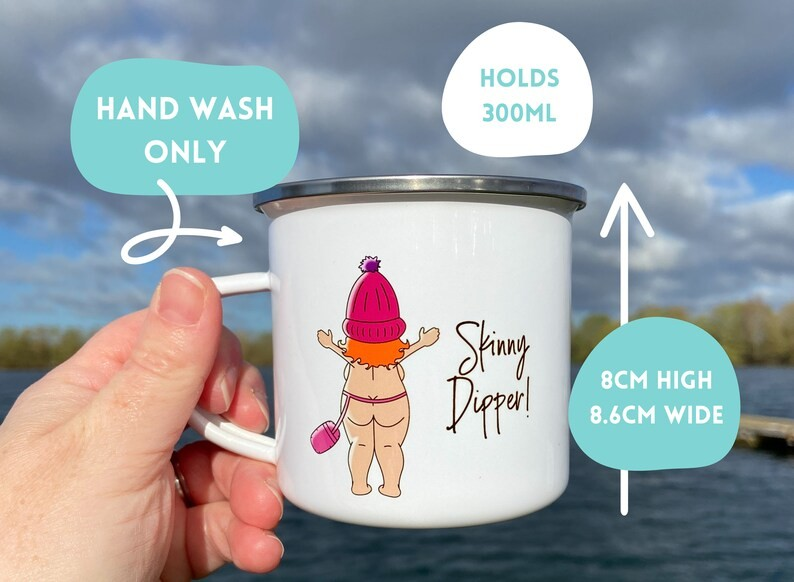 Skinny Dipper Enamel Mug