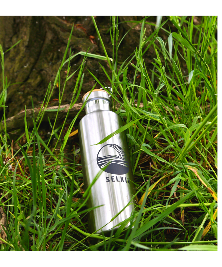 SELKIE WATER CANTEEN WITH SELKIE WAVE LOGO