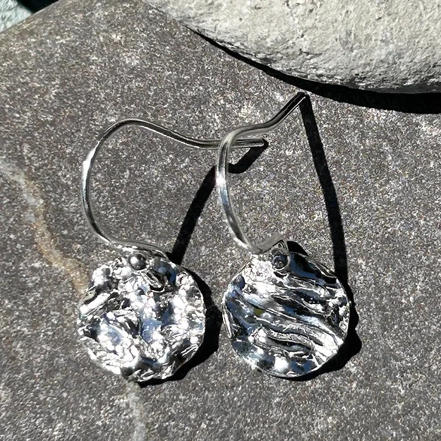 ‘ La Mer’ Silver Sea Dangly Earrings