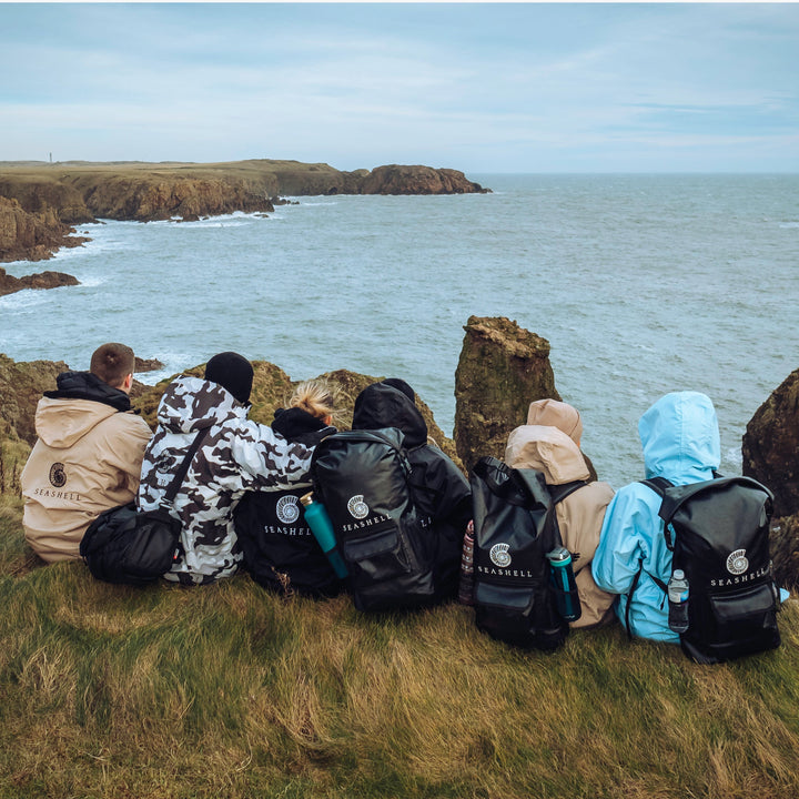 Seashell Changing Robe - Best Changing Robe Alternative - 100% waterprrof and windproof - made from 100% recycled materials