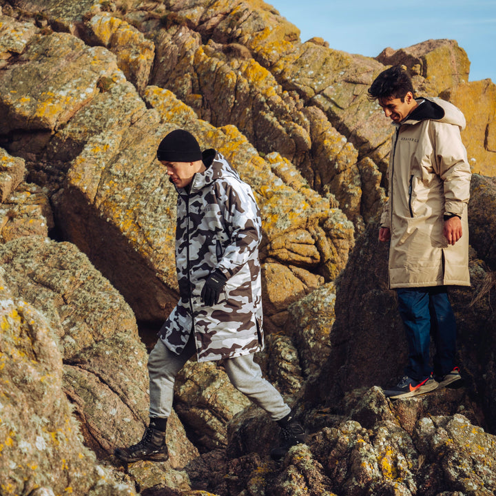 Seashell Changing Robe - Best Changing Robe Alternative - 100% waterprrof and windproof - made from 100% recycled materials