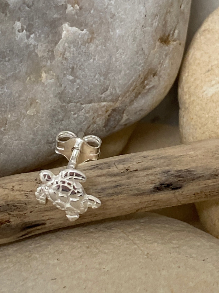 Silver Turtle Earrings