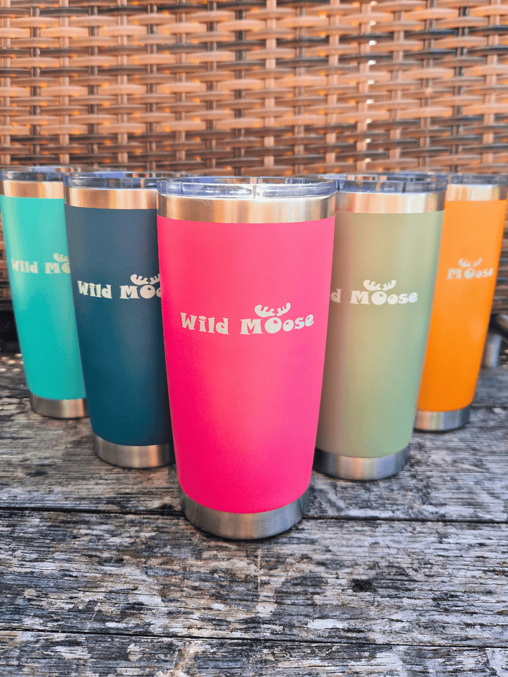 5 x bright colour tall tumber