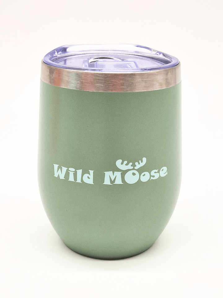 pea green 12oz wine tumbler