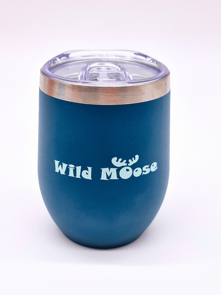 midnight blue coloured 12oz wine tumbler