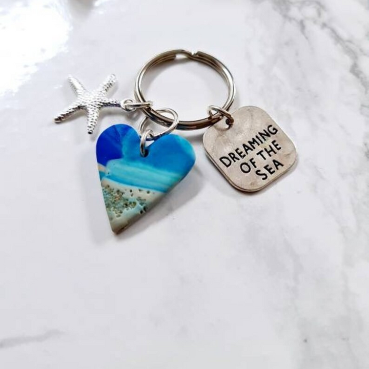 Beach Lover Keyring