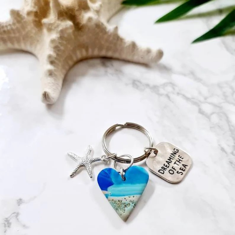 Beach Lover Keyring