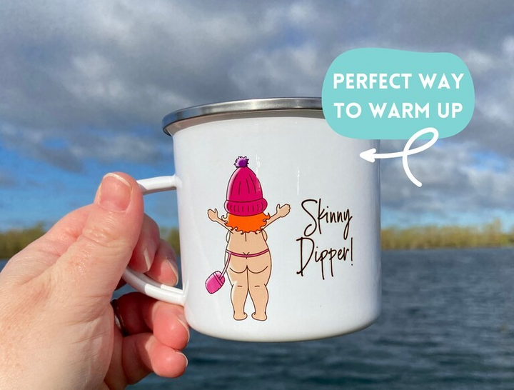 Skinny Dipper Enamel Mug