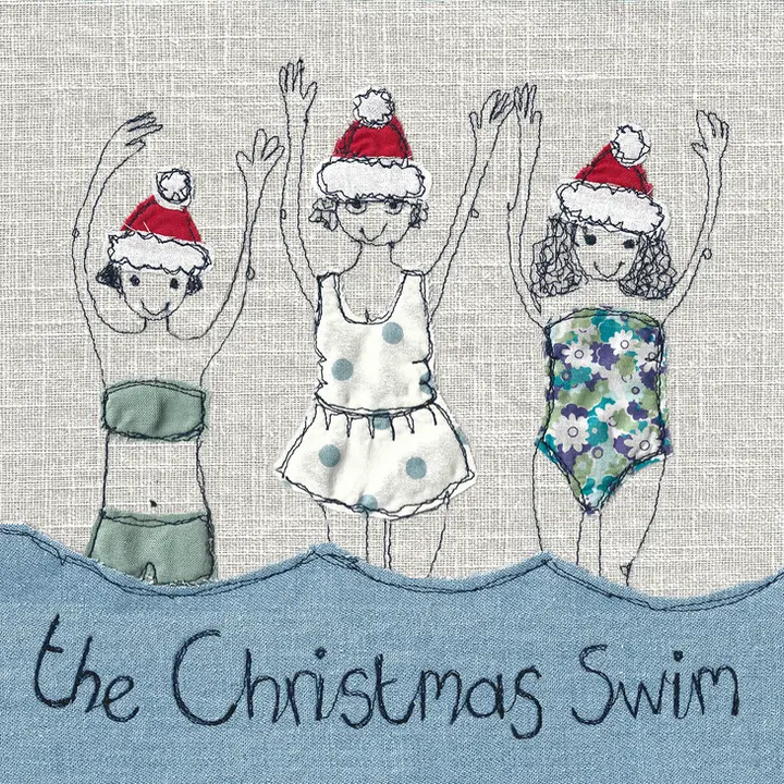 Pack of 5 'The Christmas Swim' Cards