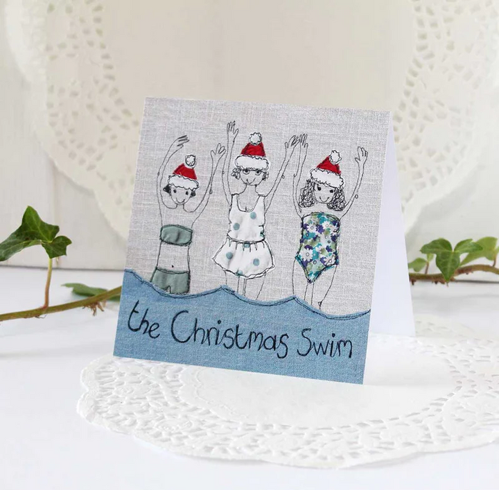 Pack of 5 'The Christmas Swim' Cards
