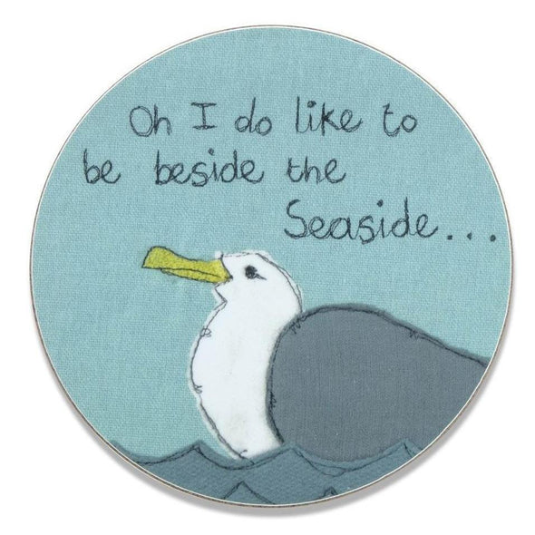 Cheeky Seagull individual Coaster
