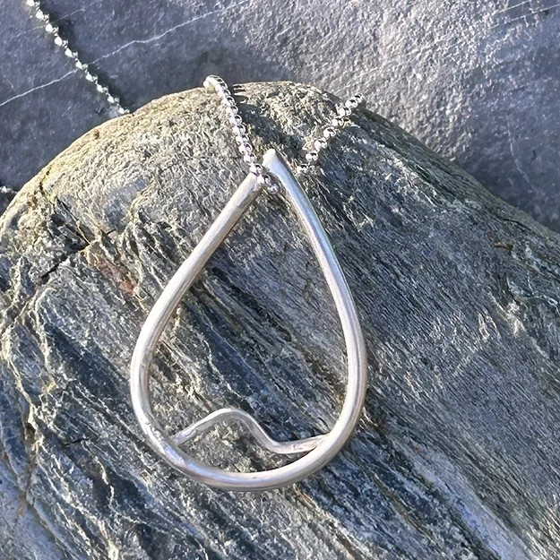 Wave Silver Necklace
