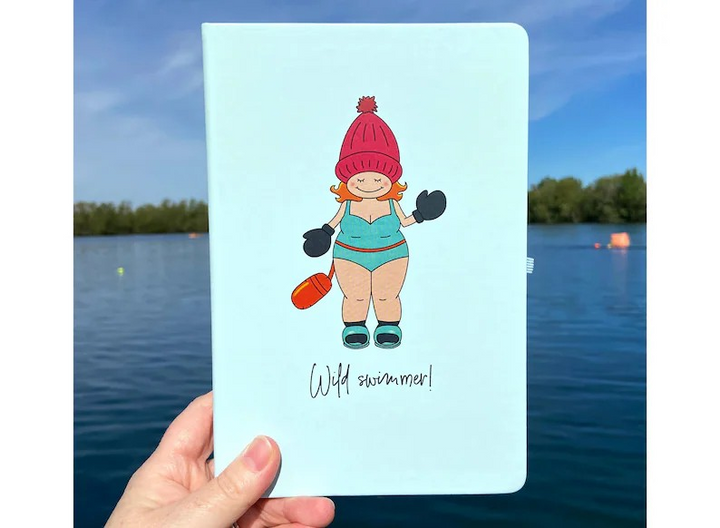 Wild Swimmer A5 Mole Notebook
