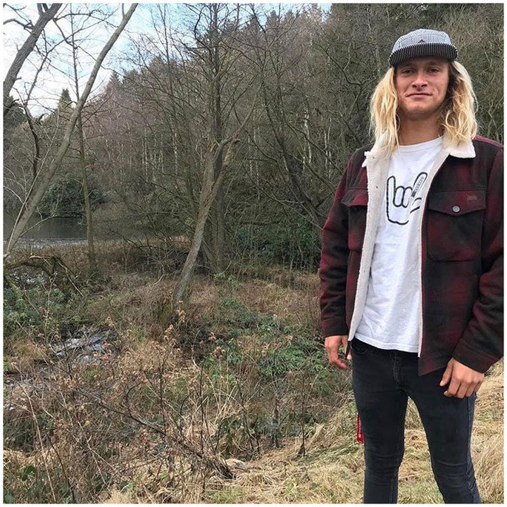 White Classic Horn Hand Tee - 100% Cotton Eco-Friendly Adventure Essential