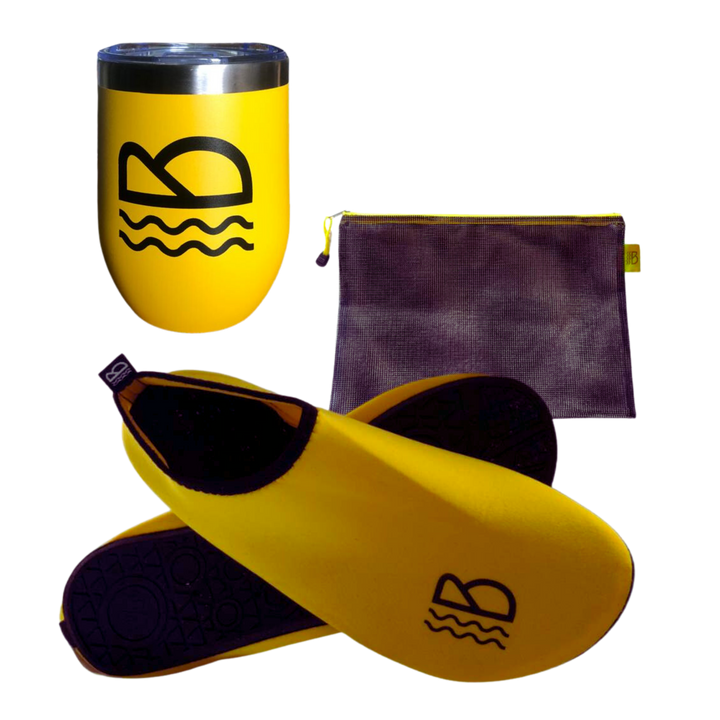 Shoes & Cup Beach Pack