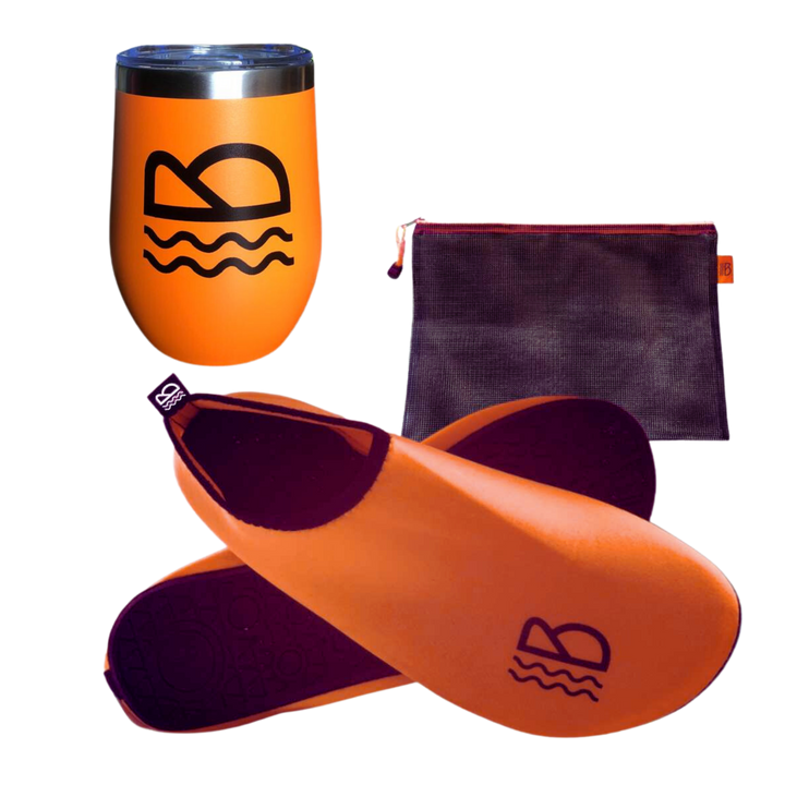 Shoes & Cup Beach Pack