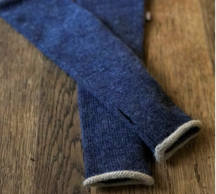 Brea Wrist Warmers in Alpaca Knit