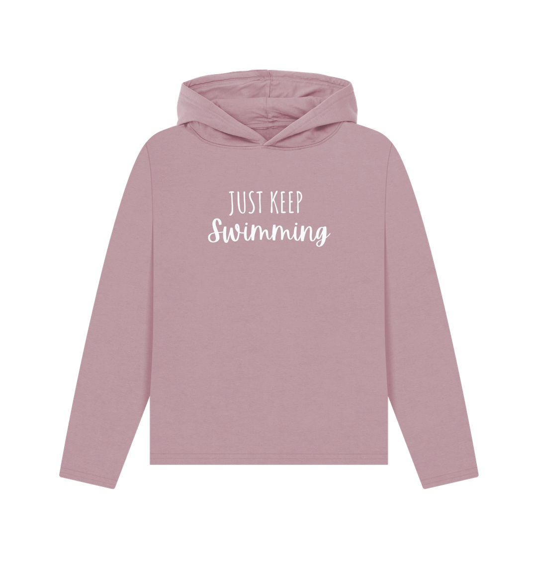 Mauve Printed Hoody