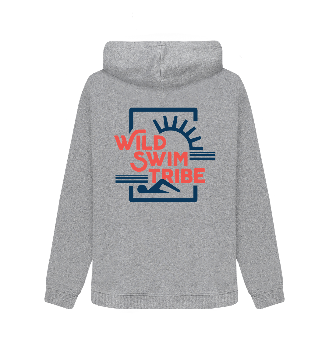 Athletic Grey Printed Sweater Back