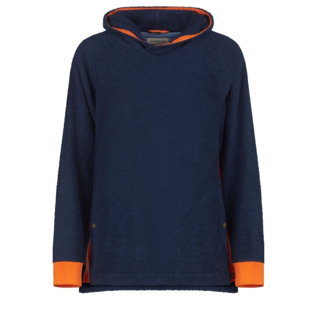 Hampstead Hoodie (Unisex) - Navy and Orange