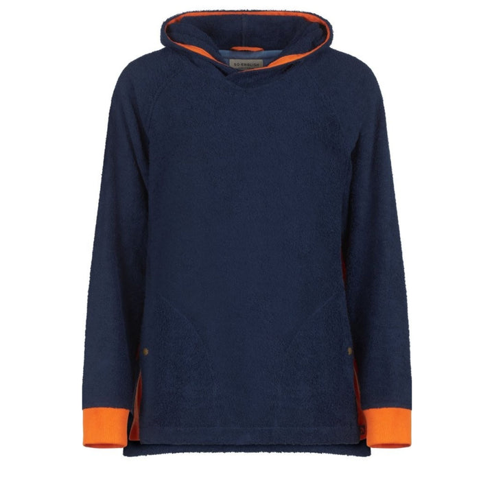 Hampstead Hoodie (Unisex) - Navy and Orange