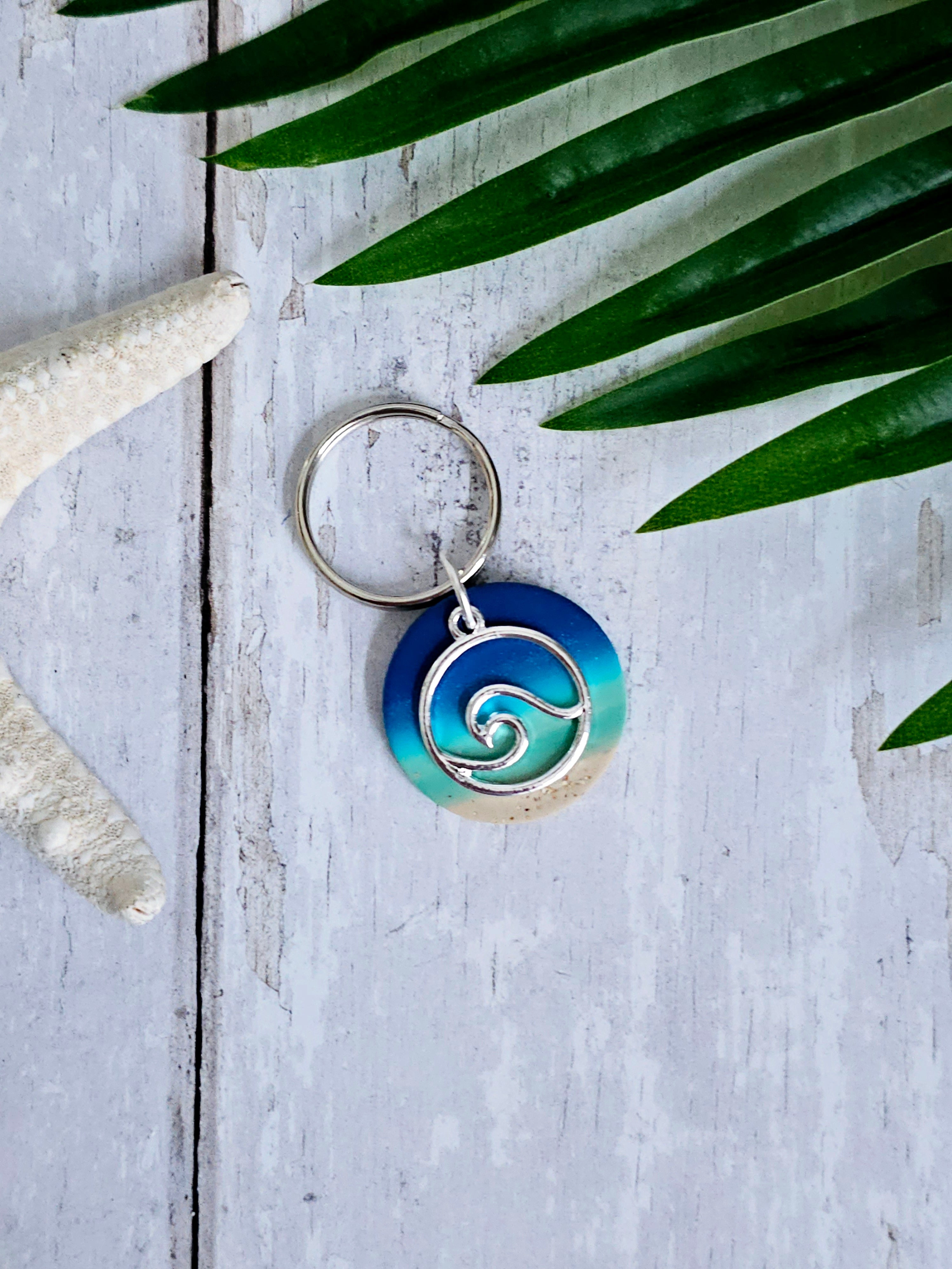 Wild Wave Keyring