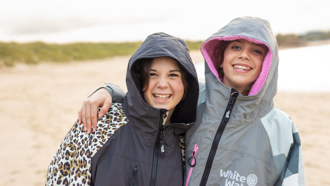 Juniors Hard Shell Robe - Arctic Camo/Pink