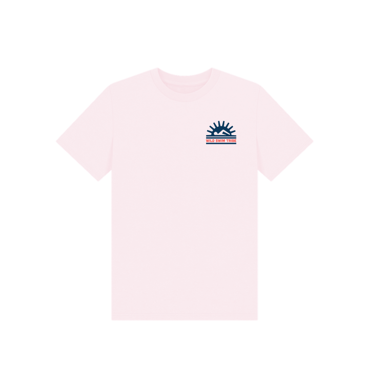 Pink Printed Kids T-Shirt Front