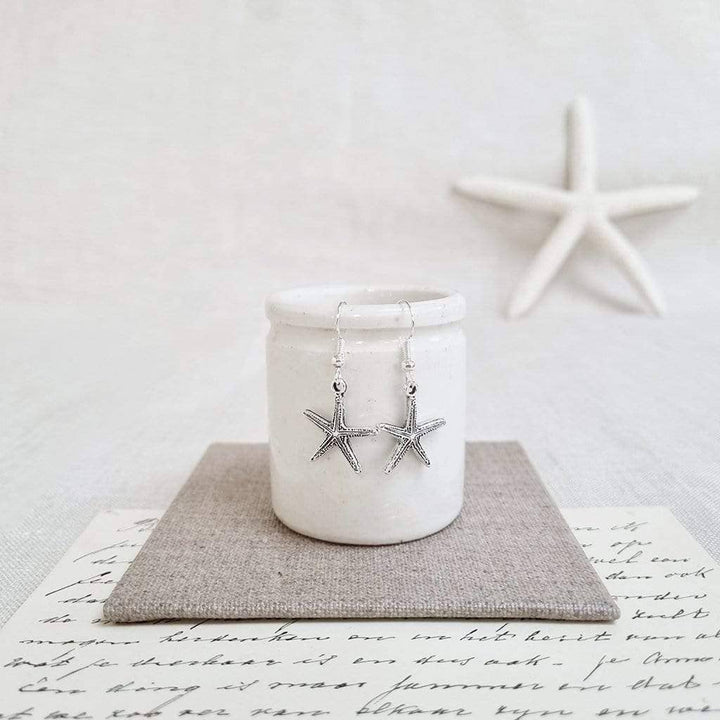 Starfish Earrings in a Bottle