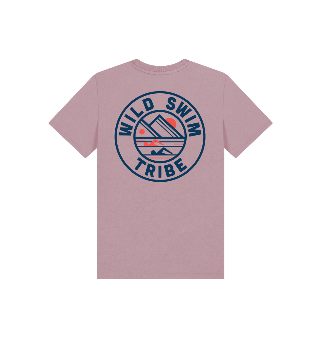 Mauve Printed Kids T-Shirt