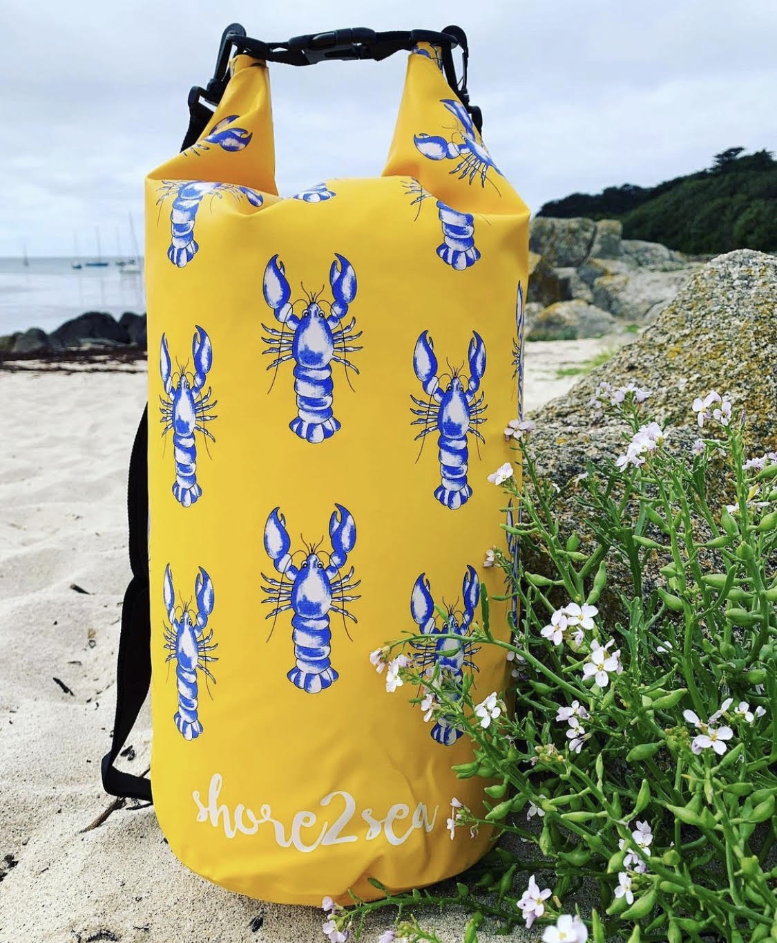 Shore2Sea Waterproof Dry Bag 20L Lobster Yellow