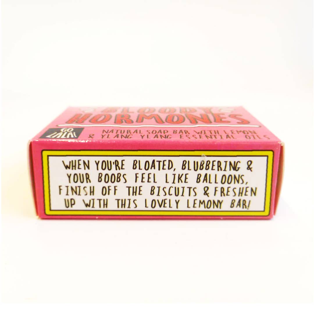 Bloody Hormones Soap - Lemon &amp; Ylang Ylang - Funny Gift