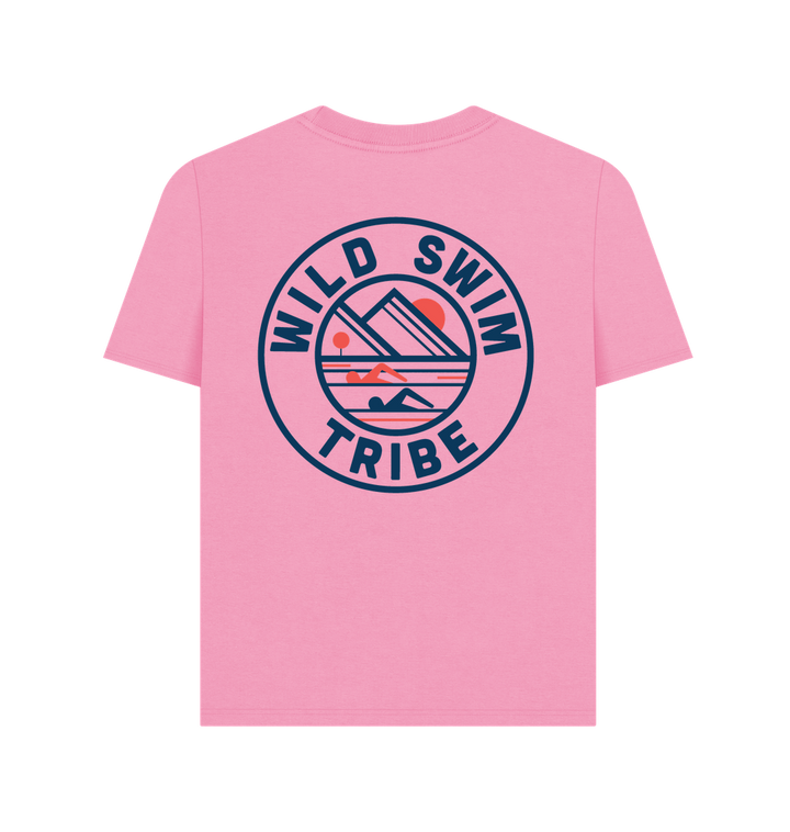 Rose Pink Printed T-shirt Back