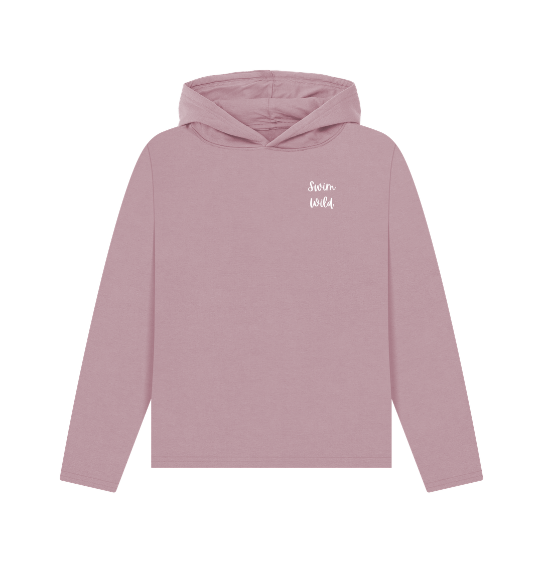 Mauve Printed Hoody