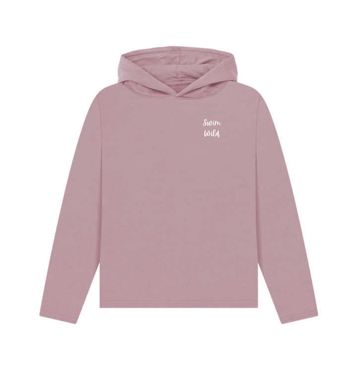Mauve Printed Hoody