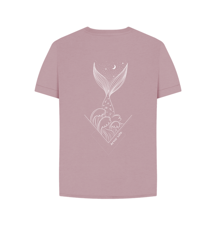 Mauve Printed T-shirt