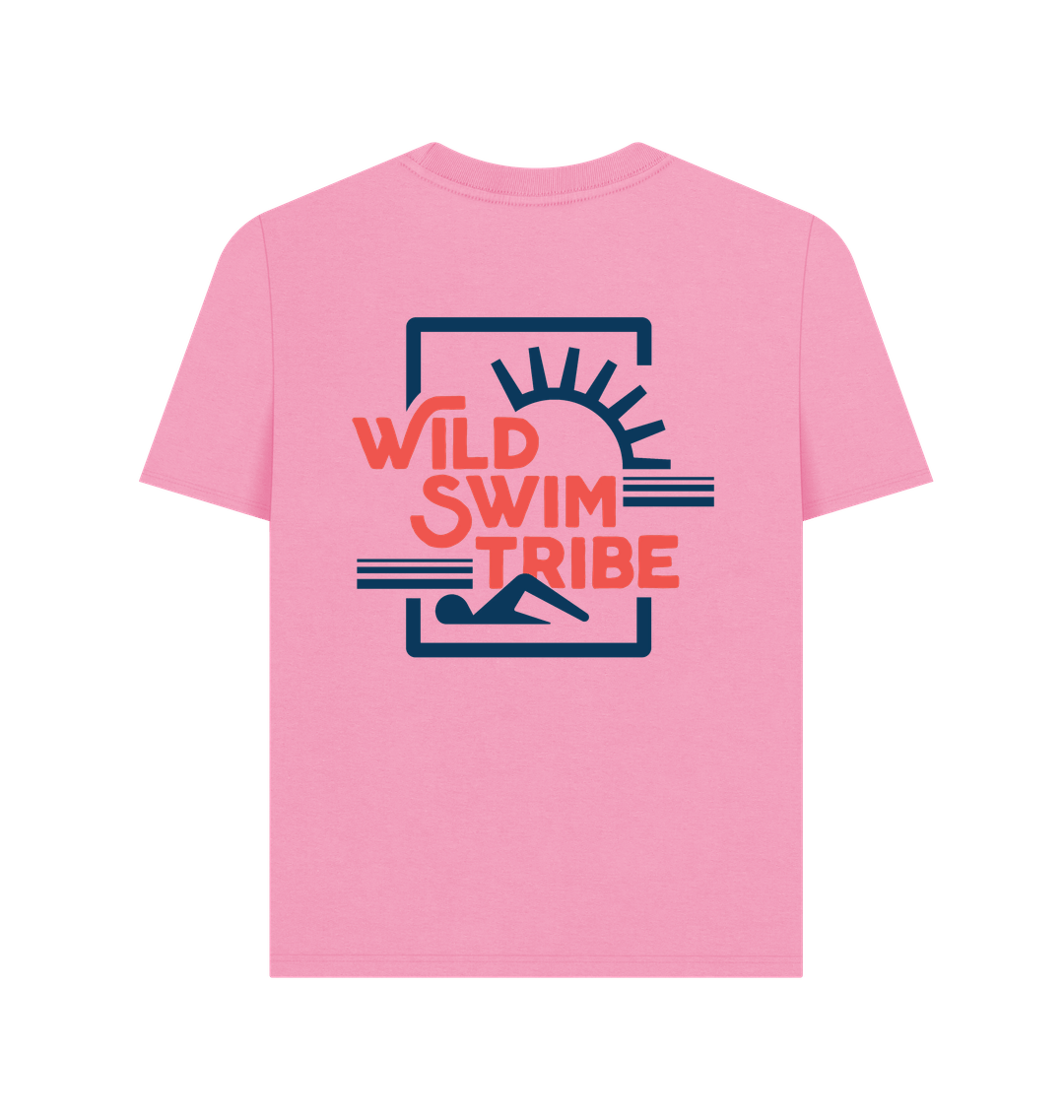 Rose Pink Printed T-shirt Back