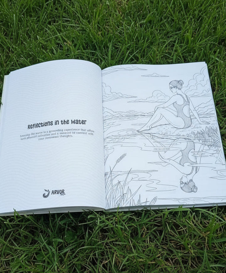 The Wild Swimmer's Colouring Book Arvor Life
