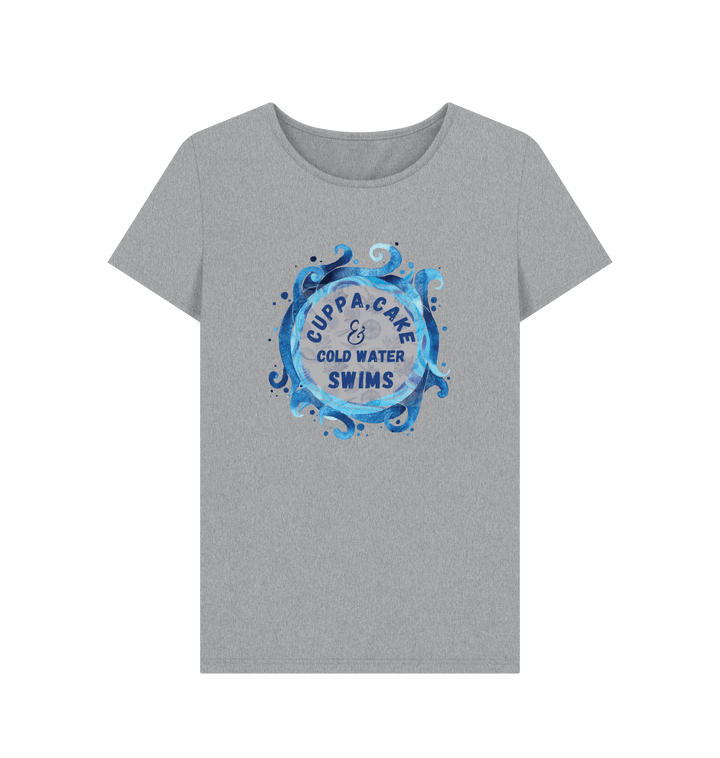 Athletic Grey Printed T-shirt Front