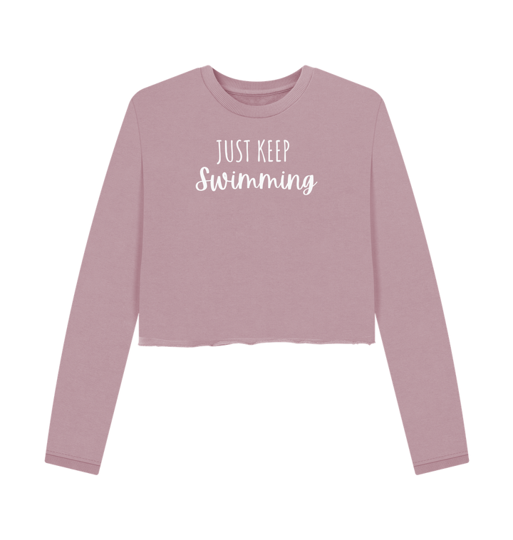 Mauve Printed Boxy Jumpers