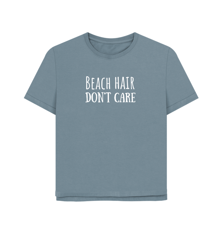 Stone Blue Printed T-shirt