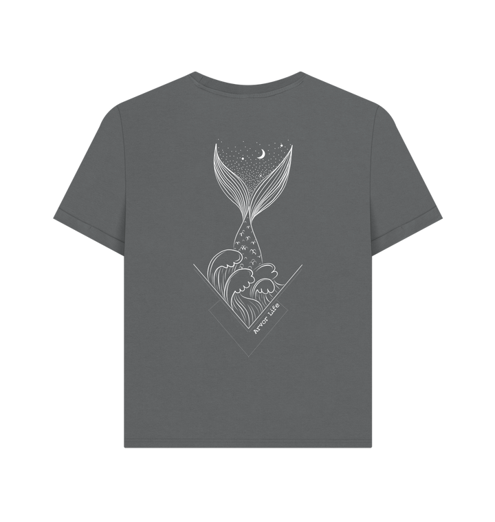 Slate Grey Printed T-shirt