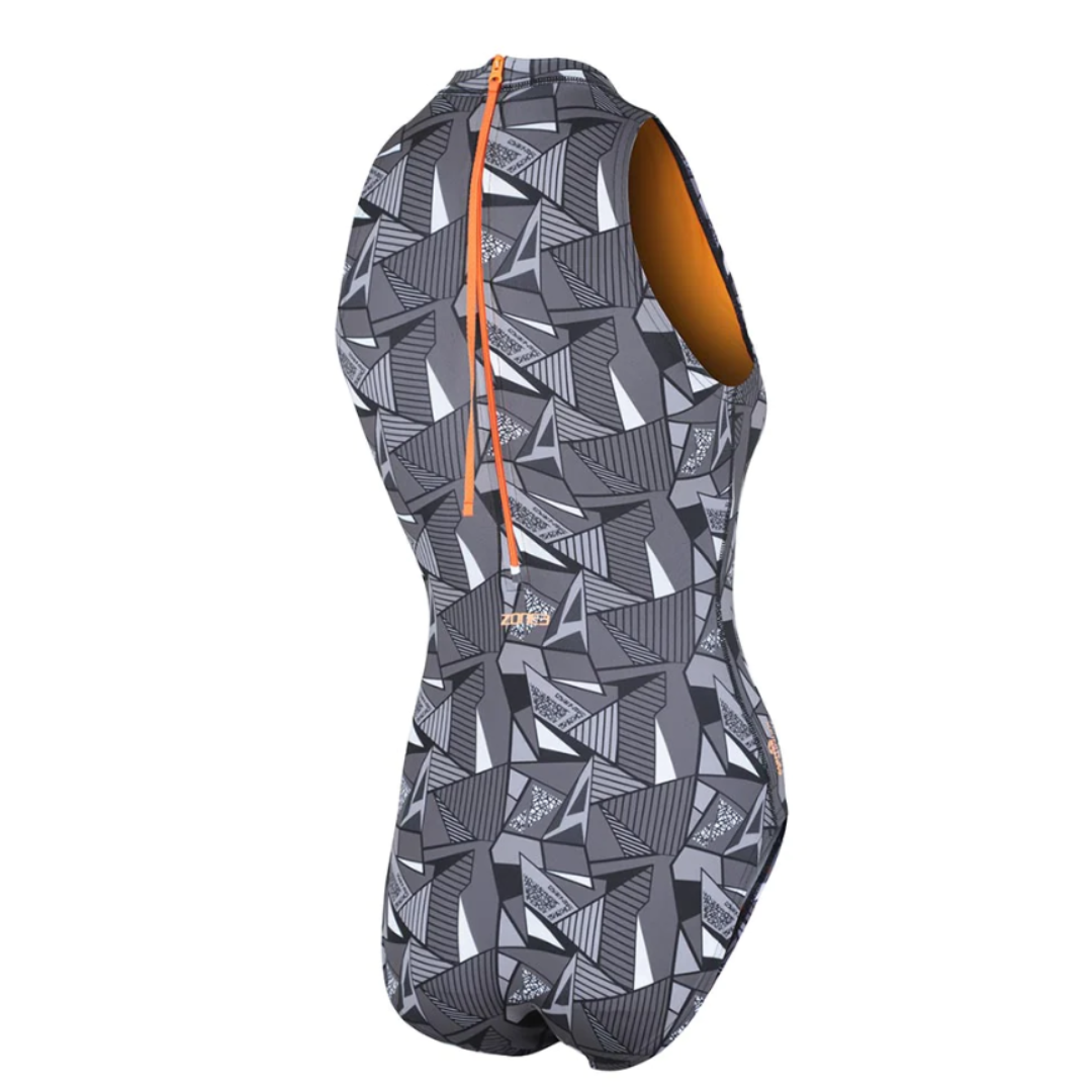 OWS Renew High Neck Costume Women's Geo 1.0 Greyscale