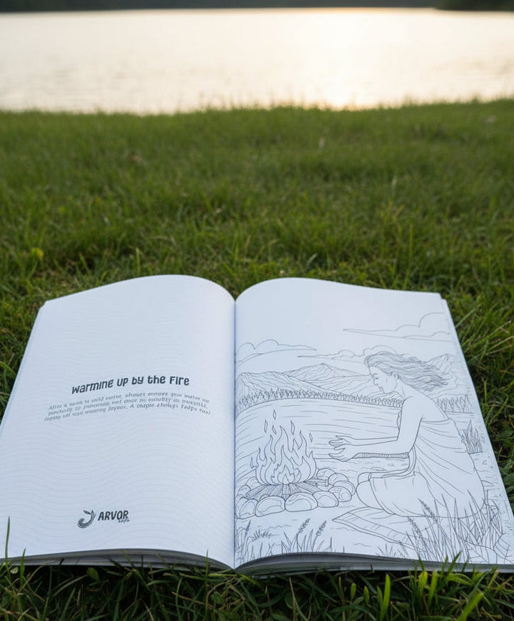 The Wild Swimmer's Colouring Book Arvor Life