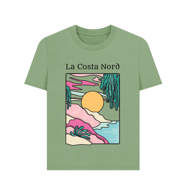 Sage Printed T-shirt Front