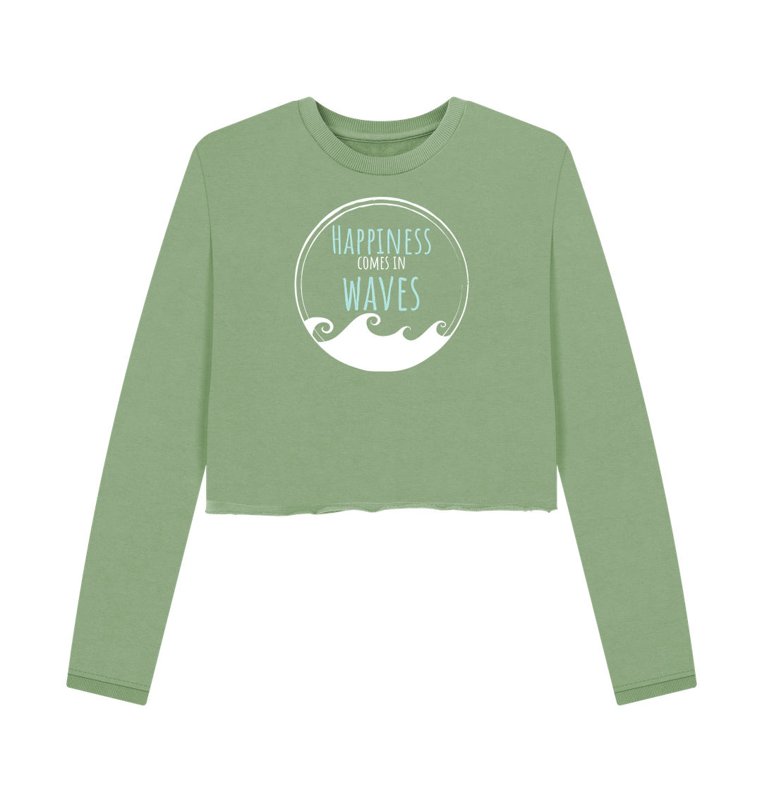 Sage Printed Boxy Jumpers