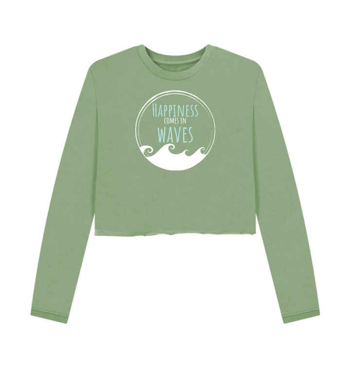 Sage Printed Boxy Jumpers