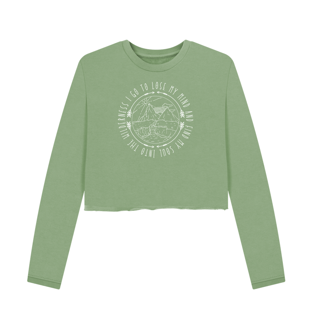 Sage Printed Boxy Jumpers